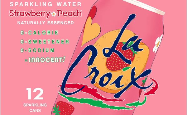LaCroix Sparkling Water. Strawberry Peach. 12 Fl Oz (pack of 12) - Image 2