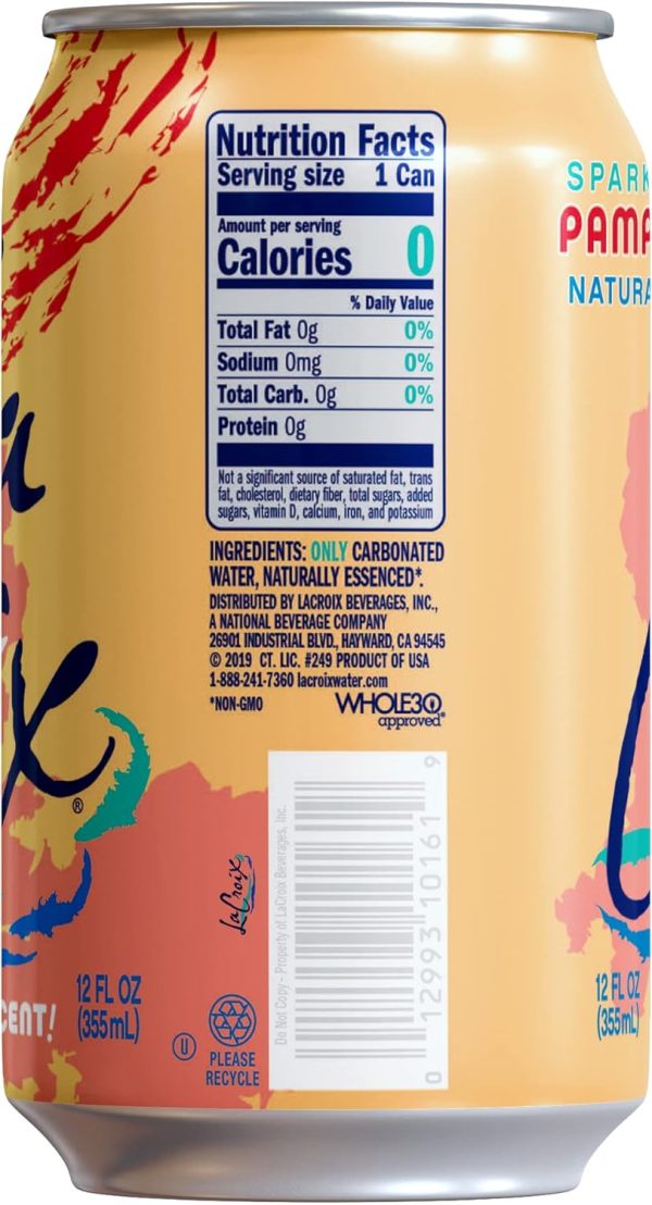 La Croix Sparkling Water. Grapefruit. 12 Fl Oz (Pack of 12) - Image 2