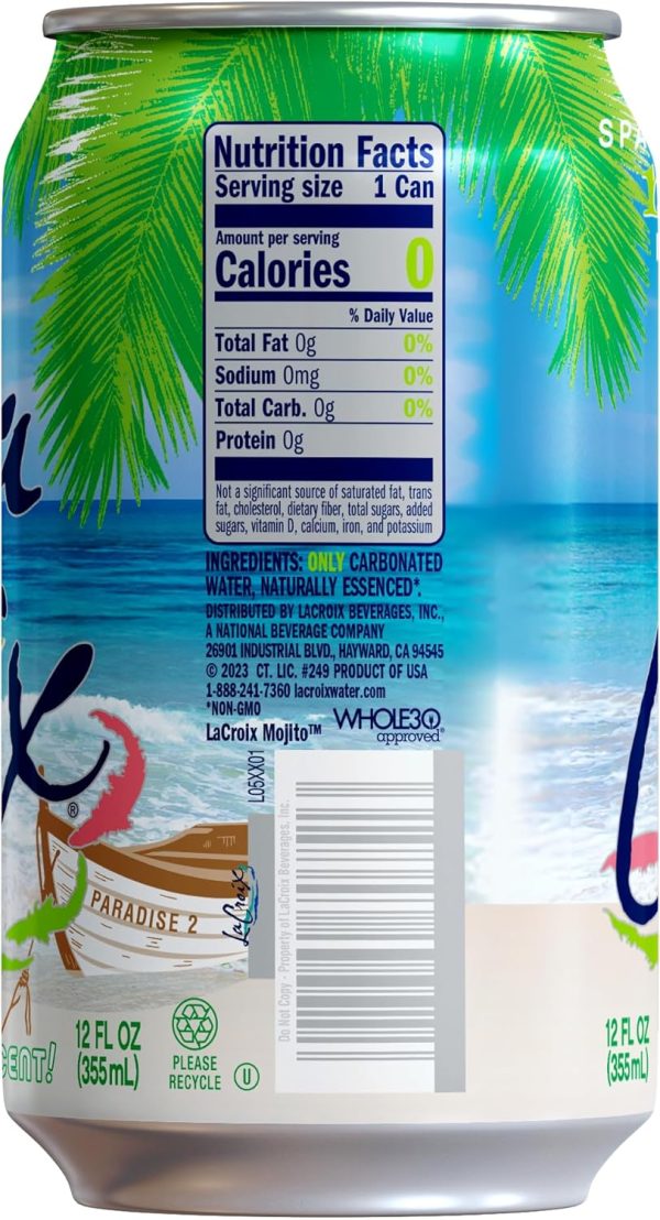 LaCroix Sparkling Water. Mojito. 12 Fl Oz (pack of 12) - Image 2