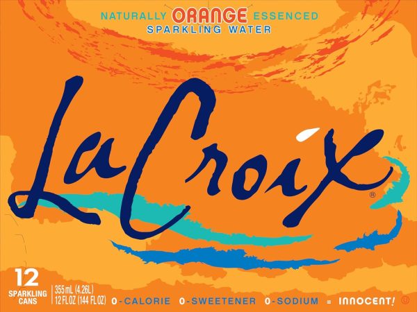 LaCroix Sparkling Water. Orange. 12 Fl Oz (pack of 12) - Image 3