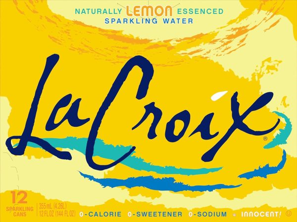 LaCroix Sparkling Water. Lemon. 12 Fl Oz (pack of 12) - Image 3