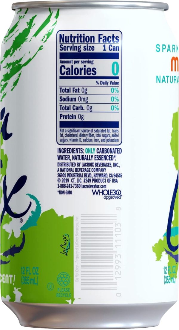 LaCroix Sparkling Water. Mango. 12 Fl Oz (pack of 12) - Image 2