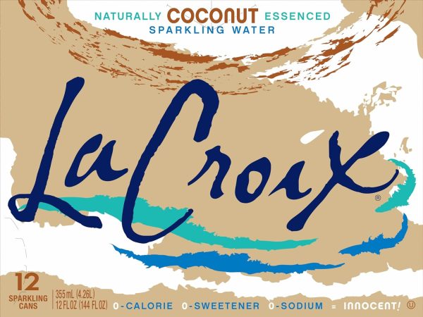 LaCroix Sparkling Water. Coconut. 12 Fl Oz (pack of 12) - Image 3