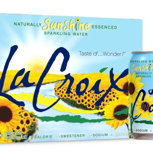 LaCroix Sparkling Water. Sunshine. 12 Pack – Zero Sugar. Zero Calories. Zero Sodium – Taste of Wonder
