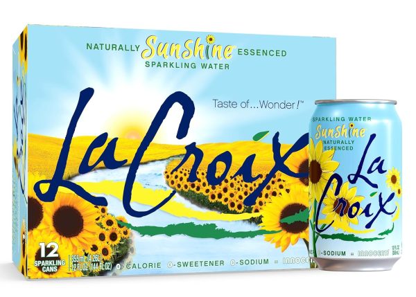 LaCroix Sparkling Water. Sunshine. 12 Pack – Zero Sugar. Zero Calories. Zero Sodium – Taste of Wonder