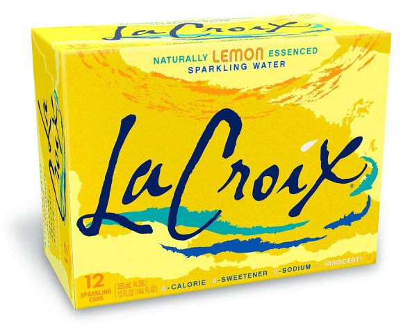 LaCroix Sparkling Water. Lemon. 12 Fl Oz (pack of 12)