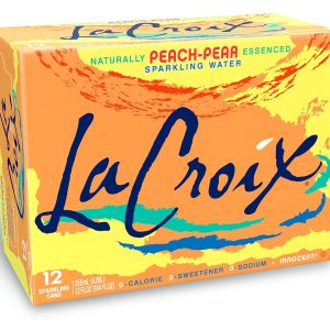 LaCroix Sparkling Water. Peach-Pear. 12 Fl Oz (pack of 12)