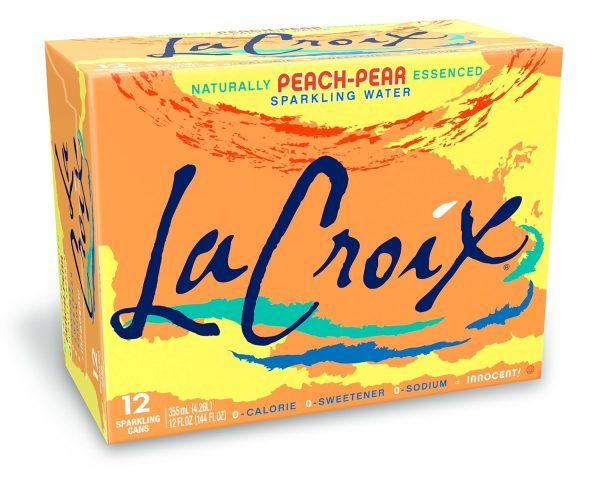 LaCroix Sparkling Water. Peach-Pear. 12 Fl Oz (pack of 12)