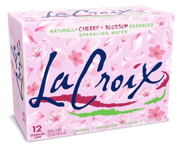 LaCroix Sparkling Water. Cherry Blossom. 12 Fl Oz (pack of 12)
