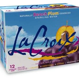 LaCroix Sparkling Water. Beach Plum. 12 Fl Oz (pack of 12)