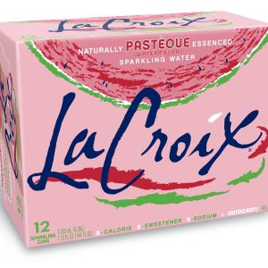 LaCroix Sparkling Water. Pasteque (Watermelon). 12 Fl Oz (pack of 12)
