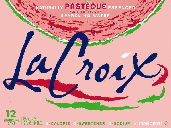 LaCroix Sparkling Water. Pasteque (Watermelon). 12 Fl Oz (pack of 12) - Image 3