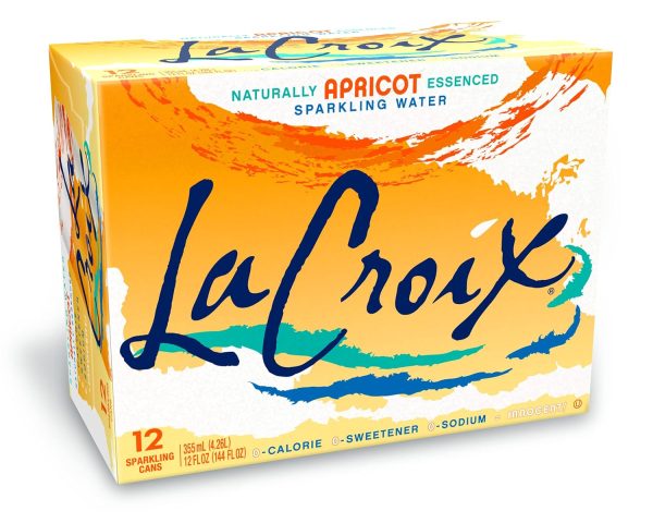 LaCroix Sparkling Water. Apricot. 12 Fl Oz (pack of 12)