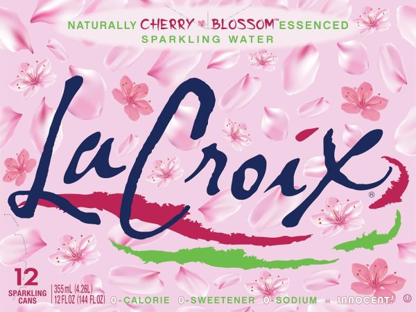 LaCroix Sparkling Water. Cherry Blossom. 12 Fl Oz (pack of 12) - Image 3