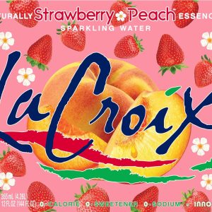 LaCroix Sparkling Water. Strawberry Peach. 12 Fl Oz (pack of 12)